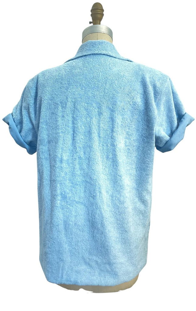 Powder Blue Terry Cabana Beach Coverup (Copy)