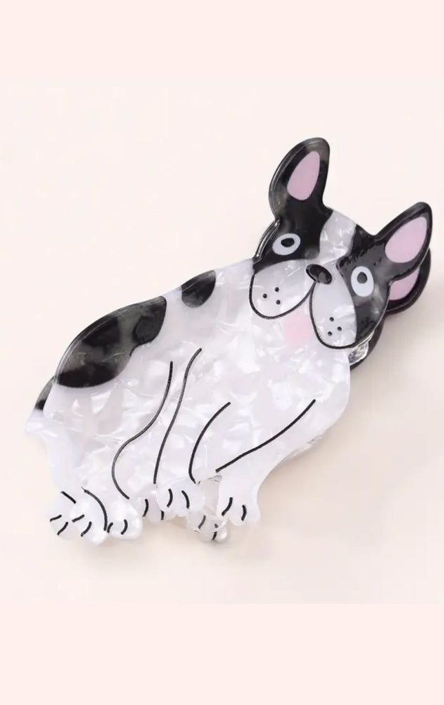 Hand-Painted Canine Couture Hair Clips